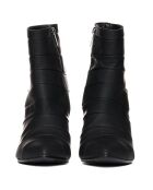 Boots en Cuir Jill noires Talon 9 cm