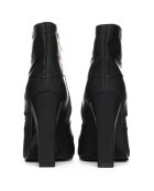 Boots en Cuir Jill noires Talon 9 cm