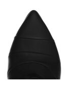 Boots en Cuir Jill noires Talon 9 cm