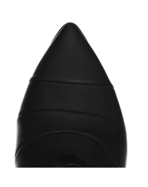 Boots en Cuir Jill noires Talon 9 cm