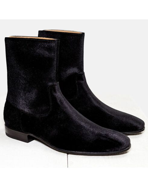 Boots en Velours Heidi noires