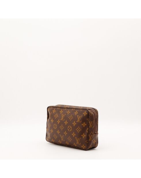 Trousse de Toilette 23 marron - 23 x 15 x 6 cm
