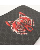 Pochette Fox noir - 22 x 28 cm
