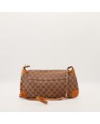 Pochette Jackie marron - 15 x 8 x 1 cm