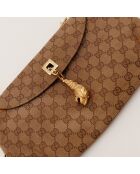 Pochette Jackie marron - 15 x 8 x 1 cm