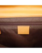 Pochette Jackie marron - 15 x 8 x 1 cm