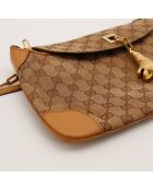Pochette Jackie marron - 15 x 8 x 1 cm