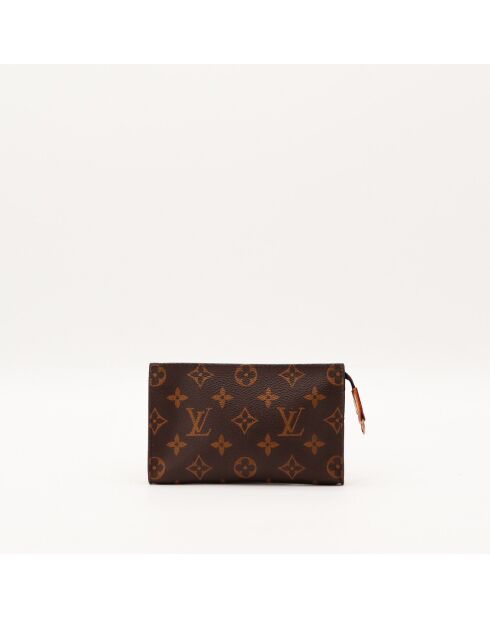 Trousse de Toilette marron - 15 x 11 x 4 cm