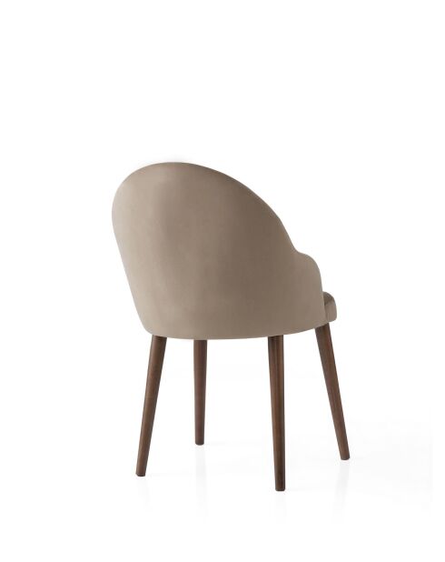 Set van 2 bronzen kokosstoelen - L. 44 cm x H. 88 cm x D. 50,5 cm