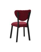 Sedia Elma bordeaux - l.47 cm x H. 85 cm x P. 45 cm