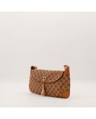 Pochette Jackie marron - 28 x 17 x 7 cm