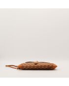 Pochette Jackie marron - 28 x 17 x 7 cm