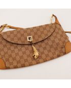 Pochette Jackie marron - 28 x 17 x 7 cm