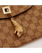 Pochette Jackie marron - 28 x 17 x 7 cm