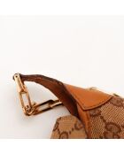 Pochette Jackie marron - 28 x 17 x 7 cm