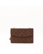 Pochette marron - 24 x 15.5 cm