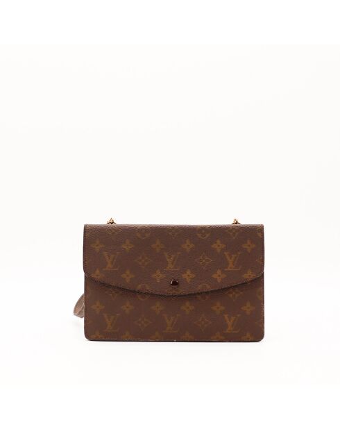Pochette marron - 24 x 15.5 cm