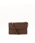 Pochette marron - 24 x 15.5 cm