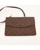Pochette marron - 24 x 15.5 cm