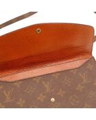 Pochette marron - 24 x 15.5 cm