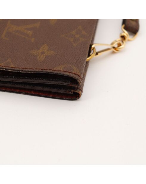 Pochette marron - 24 x 15.5 cm