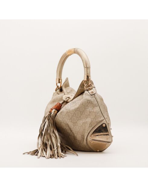 Sac en cuir Hobo Indy argenté argenté - 39 x 33 x 3 cm