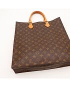 Sac Plat marron - 36 x 38 x 9 cm