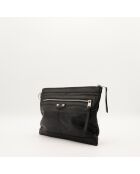 Pochette en cuir City noir - 38 x 25 x 2 cm