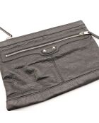 Pochette en cuir City noir - 38 x 25 x 2 cm