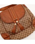 Sac Hobo Marrakech beige - 41 x 36 x 13 cm