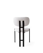 Set van 2 stoelen Muriz gebroken wit/zwart - l.43 cm x H. 83 cm x D. 47,5 cm