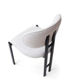 Set van 2 stoelen Muriz gebroken wit/zwart - l.43 cm x H. 83 cm x D. 47,5 cm