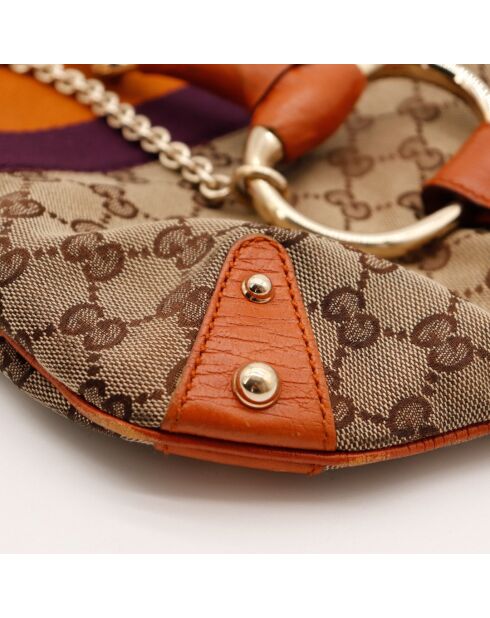 Sac Hobo Horsebit beige - 42 x 36 x 5 cm
