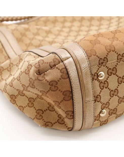 Sac Hobo beige - 32 x 38 x 13 cm