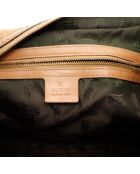Sac en cuir Hobo Jockey camel - 46 x 25 x 13 cm
