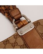 Tote bag Bambou marron - 36 x 28 x 14 cm