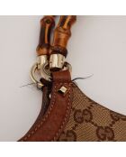 Sac Hobo Bambou marron - 38 x 27 x 14 cm