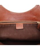 Sac Hobo Bambou marron - 38 x 27 x 14 cm