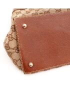 Sac Hobo Bambou marron - 38 x 27 x 14 cm