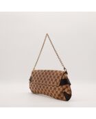 Pochette Horsebit marron - 27 x 17 x 3 cm