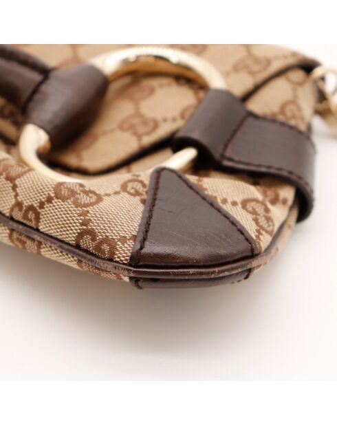 Pochette Horsebit marron - 27 x 17 x 3 cm