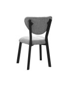 Grijze stoel Elma - l.47 cm x H. 85 cm x D. 45 cm