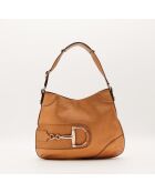 Sac en cuir Jackie Hasler doré - 36 x 28 x 5 cm