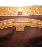 Sac en cuir Jackie Hasler doré - 36 x 28 x 5 cm