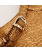 Sac en cuir Jackie Hasler doré - 36 x 28 x 5 cm