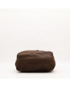 Sac en cuir Mama marron - 29 x 26 x 16 cm