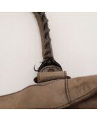Sac en cuir City Velo taupe - 33 x 27 x 18 cm