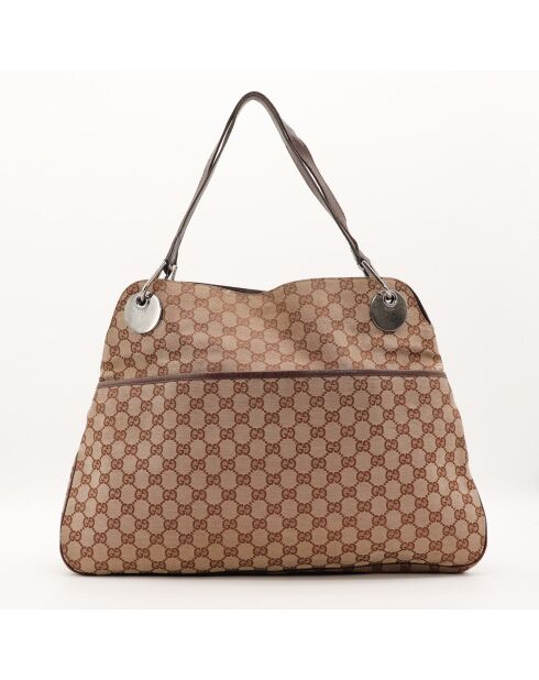 Sac Hobo marron - 39 x 24 x 6.5 cm