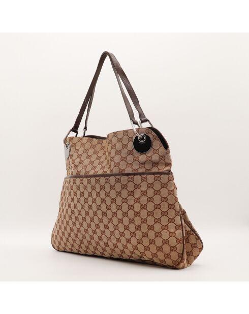 Sac Hobo marron - 39 x 24 x 6.5 cm