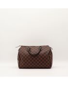 Sac Speedy 30 Damier ébène ébène - 30 x 21 x 17 cm